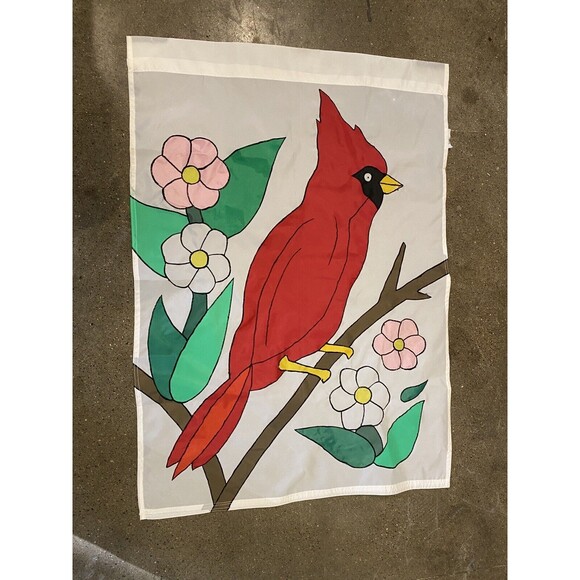 Decorative Cardinal Flag Giant 28" x 40" - Picture 1 of 6